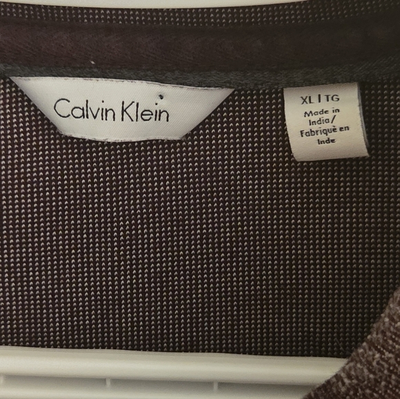 Irridescent Calvin Klein Quarter-Zip Sweater - Picture 3 of 8